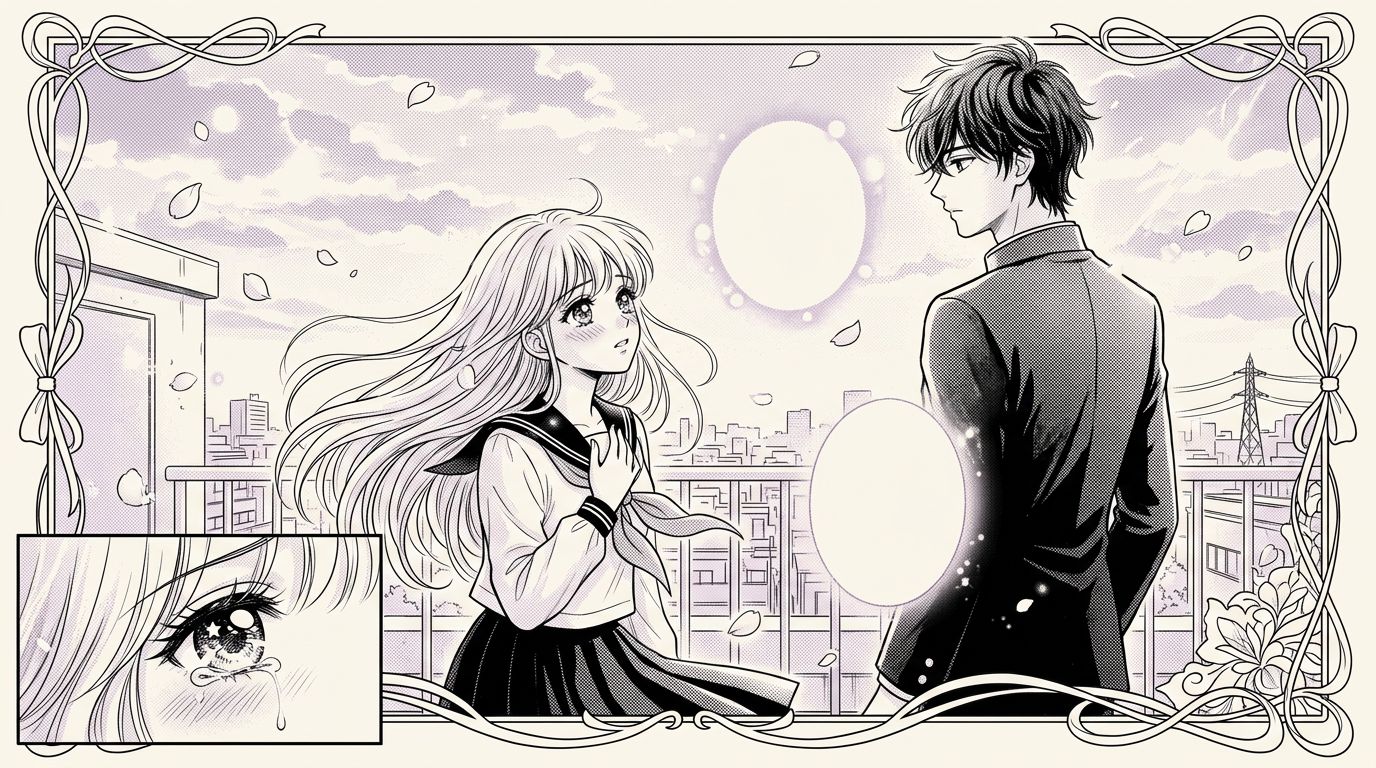 Shōjo manga style example