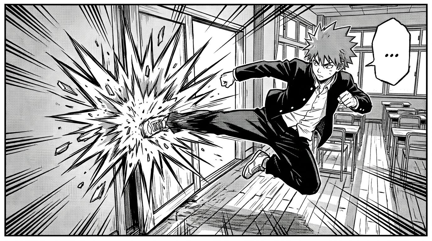 Shōnen manga style example
